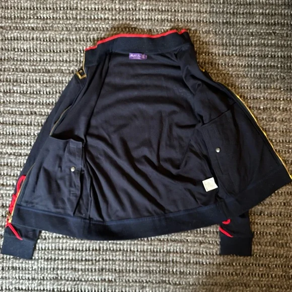 Ralph Lauren Purple Label Uniform Embellished Full Zip - Picture 2 of 9